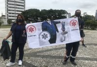 Sismec encabeçou ato de protesto contra a terceirização do Samu