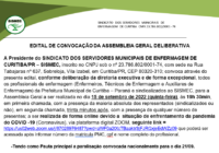 EDITAL DE CONVOCAÇÃO DA ASSEMBLEIA GERAL DELIBERATIVA 15/09/2022