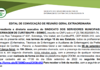 EDITAL DE CONVOCAÇÃO DE REUNIÃO GERAL EXTRAORDINARIA-06-09-2022