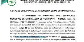 EDITAL DE CONVOCAÇÃO DA ASSEMBLEIA GERAL EXTRAORDINÁRIA 07-11-2025 EDITAL DE CONVOCAÇÃO DA ASSEMBLEIA GERAL EXTRAORDINÁRIA 07-11-2025