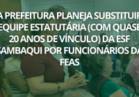 ALERTA SISMEC: O Vínculo da Saúde no Sambaqui Está Ameaçado! ALERTA SISMEC: O Vínculo da Saúde no Sambaqui Está Ameaçado!