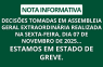 NOTA INFORMATIVA OFICIAL SISMEC: DECISÕES DA ASSEMBLEIA GERAL EXTRAORDINÁRIA