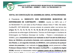 Edital de Convocação da Assembleia de Instauração Processo Eleitoral 07-04-2026