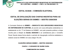 EDITAL 03/2026 – COMISSÃO ELEITORAL