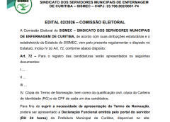 EDITAL 02/2026 – COMISSÃO ELEITORAL