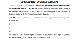 EDITAL 02/2026 – COMISSÃO ELEITORAL EDITAL 02/2026 – COMISSÃO ELEITORAL