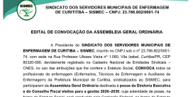 Assembleia Geral Ordinária destinada à posse da Diretoria Executiva e do Conselho Fiscal eleitos para a gestão 2026–2030
