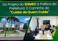 SISMEC INFORMA DO PROJETO À POLÍTICA, O CAMINHO DO “CUIDAR DE QUEM CUIDA” SISMEC INFORMA DO PROJETO À POLÍTICA, O CAMINHO DO “CUIDAR DE QUEM CUIDA”